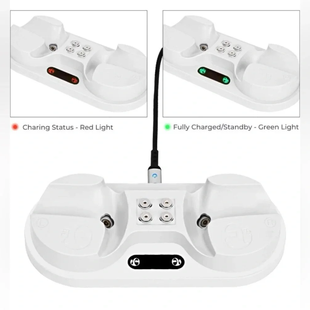 Charging Station for PSVR2, ZHUOVERCI Quick Charge Port Heat
